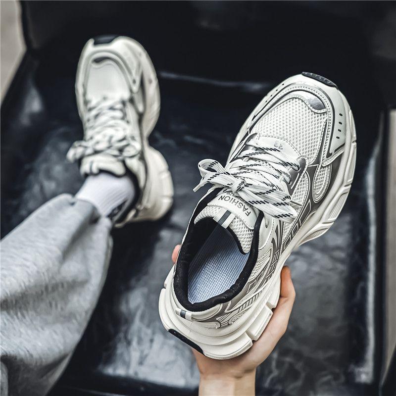 Fashion Hiking White Breathable Man Casual Sneaker Low Price Running Original Deals Size 9 Korean Walking Fashion Sports Shoes for Men