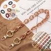 Replaceable DIY Removable  Bag Handle Hardware Bag Chain Crossbody Bag Belt Acrylic Purse Strap