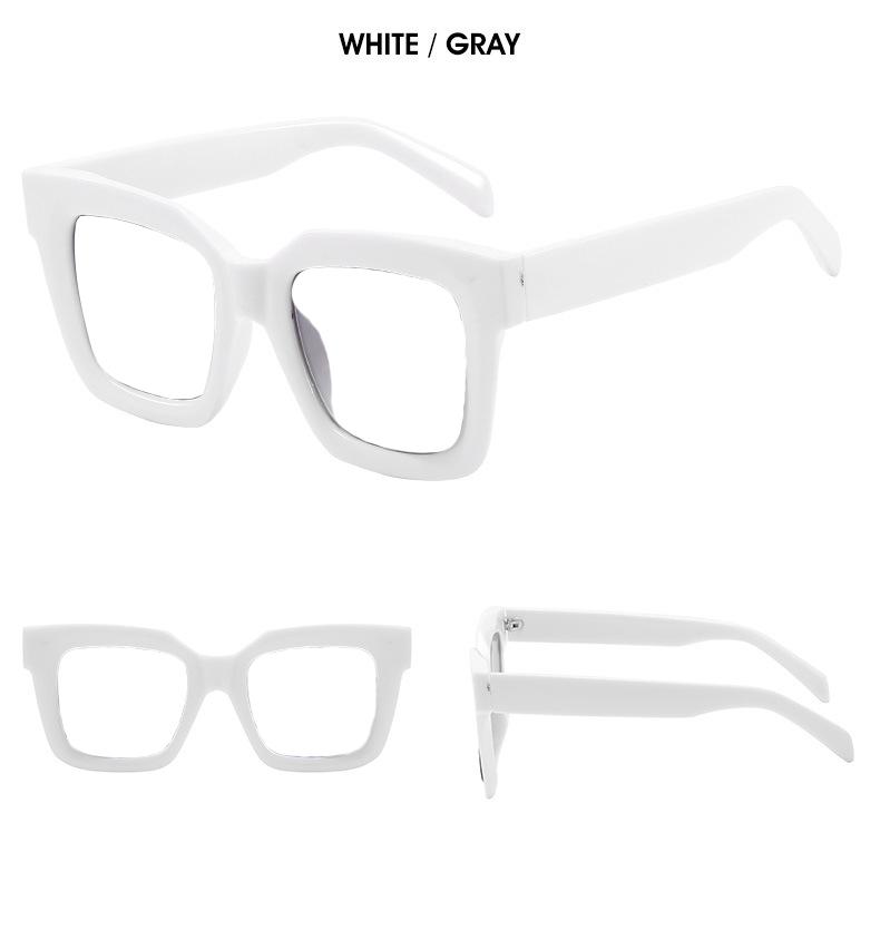 Reading Eyewear Female Presbyopic Oversized to Optics 0 Lens Transparent Ladies celebrity Square Fashion New Clear Rectangular Trendy +6.0
