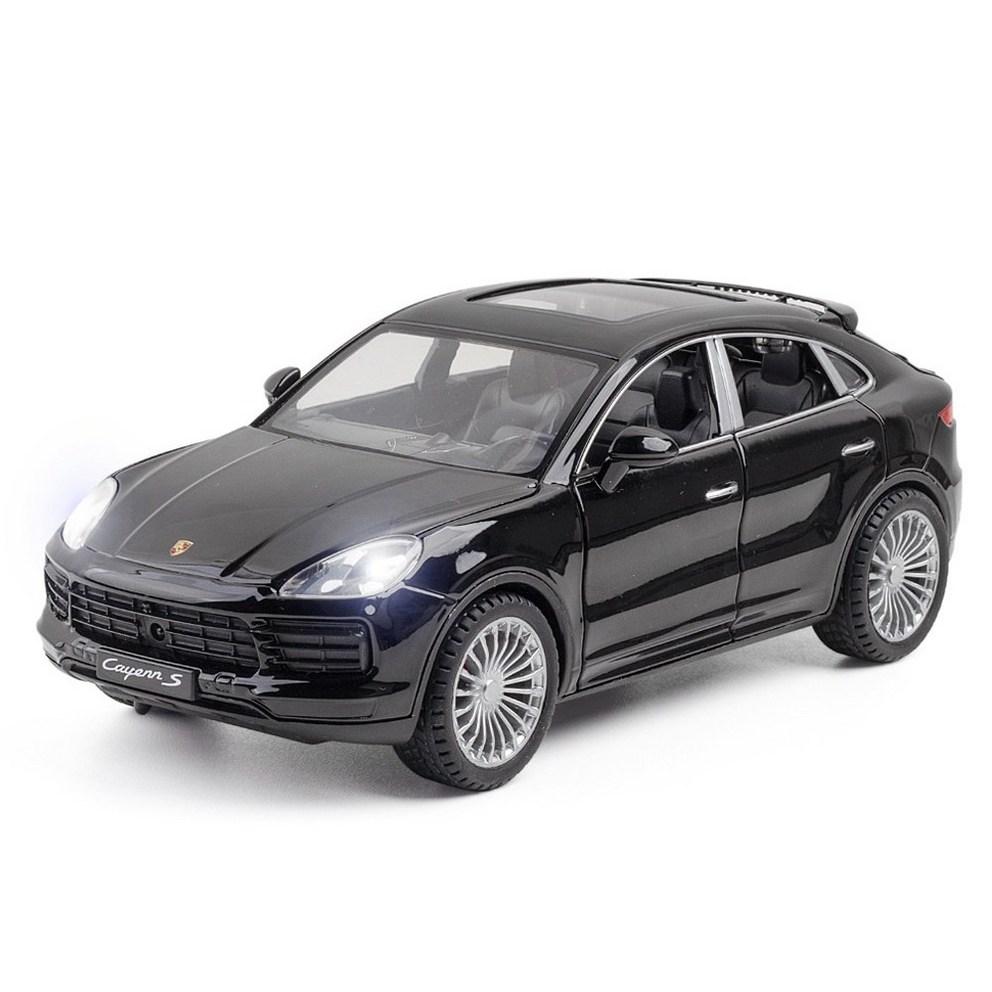My Car 1:24 Porsche Cayenne S Die-Cast Metal Pull-Back Model Car - White