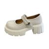 British Style Platform Heightening Small Leather Shoes Women's French Temperament Single Shoes 2025 New Spring and Summer Mary Jane High Heels