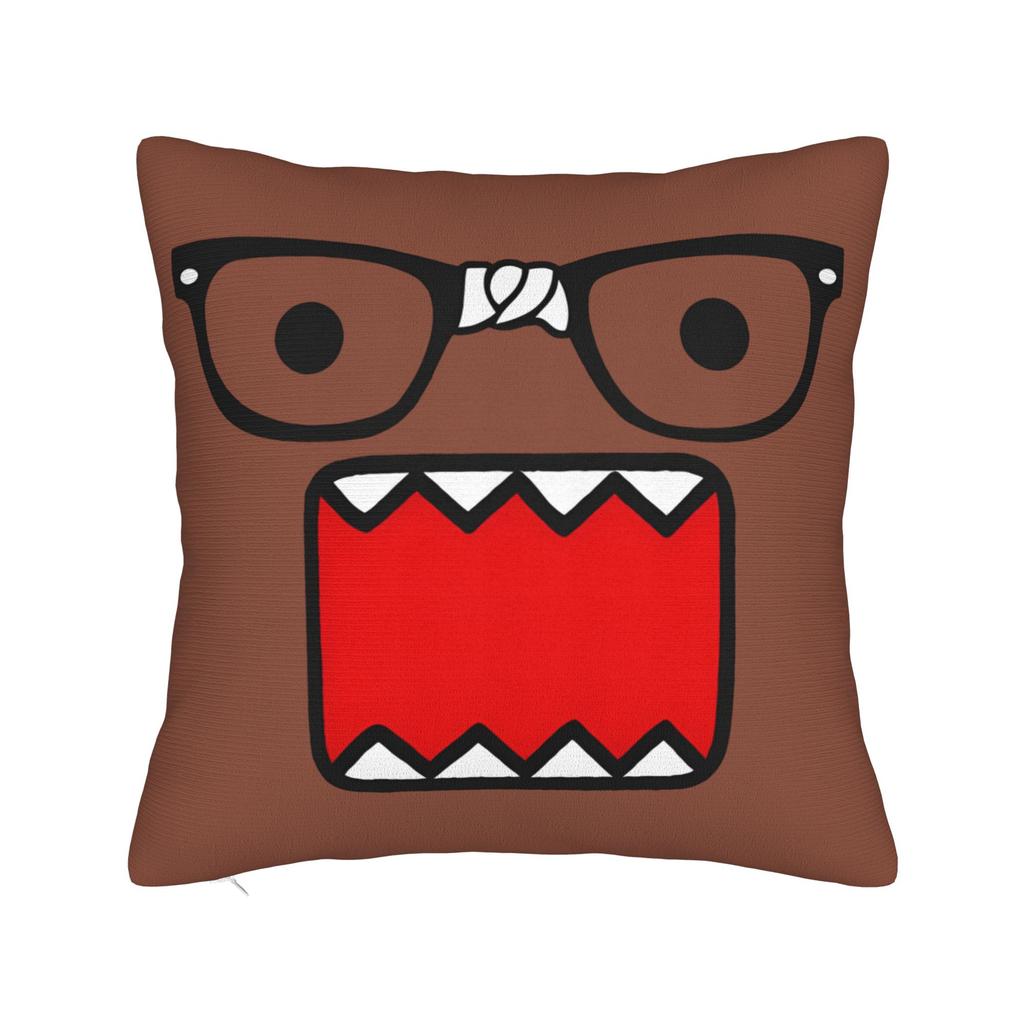 Domo Kun DJ Domo Pillowcase Polyester Cushion Cover Decorative  Pillow Case Cover Home Dropshipping 18'