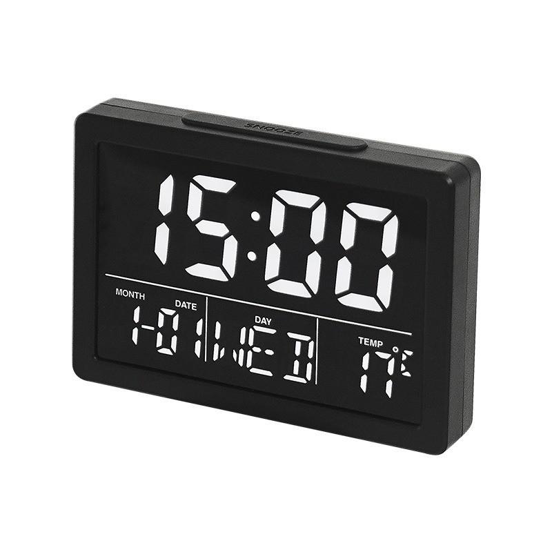 Simplistic Led Electronic Desk Clock With Large Display For Sleepers And Students