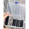 1pc Hair Clip Storage Case, 5 Compartments Box For Hairpins, Makeup Hair Tie, Bobby Pins And Other Hair Accessories