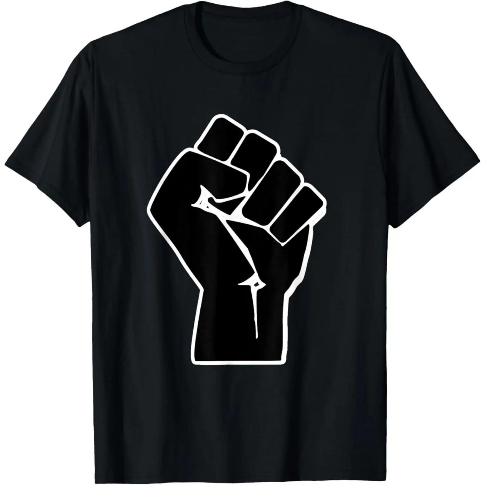 BLACK POWER FIST - Black History Month T-Shirt S