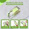 Dental Floss Storage Box With 10pcs Dental Floss Portable Household Creative Lighting Machine Type Premium Carry-On Automatic Dental Floss Box