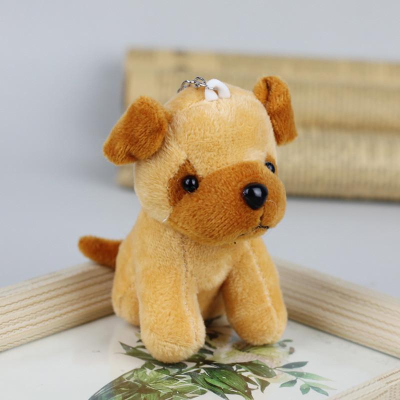 Adorable Husky Plush Toy Realistic Dog Stuffed Animal Cute Puppy Doll Keychain