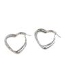 Chic Exaggerated Heart-Shaped Stud Earrings - Sweet, Cool Style with Unique, High-End Design