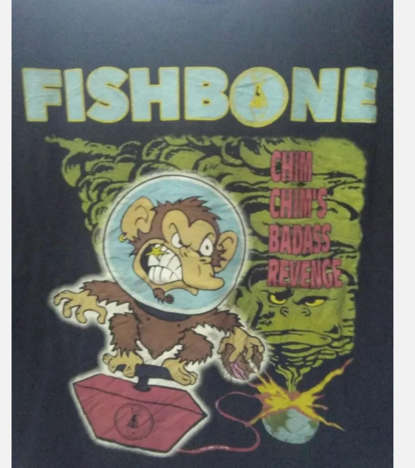 Fishbone Band Black T-Shirt Cotton Full Size Unisex S-5XL XXL