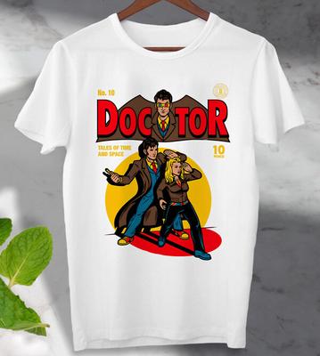Doctor Who Comic Cartoon Anime Movie Parody T  Shirt Unisex Men's Ladies Top