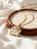 Cute Talisman Elephant Pendant Necklace for Women Girls Zircon O-Chain Necklaces Lucky Charms Elephant Accessories Gifts