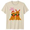 Yappy Holidays Golden Retriever Christmas Dogs Holiday Unisex Unisex Graphic Tee