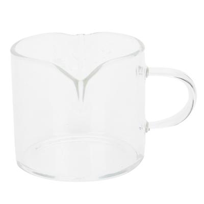 Heat Resistant Glass Measuring Cup Small Milk Coffee Double Mouthed Ounce Cup Kitchen Supplies