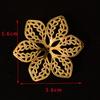 Iron DIY Hairpin Kit: 3D Ancient Costume Hair Accessories, Multi-layer Handmade Floral Pieces