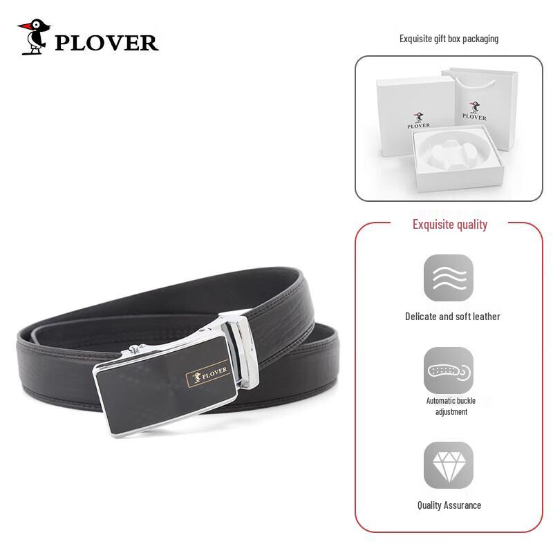 

PLOVER Men s Automatic Buckle Leather Belt 125cm