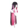 Pelucas de juego de Anime de 110CM Genshin Impact Fatui, peluca de Cosplay de Columbina, pelo sintético resistente al calor con gradiente largo, pelucas de fiesta de Anime