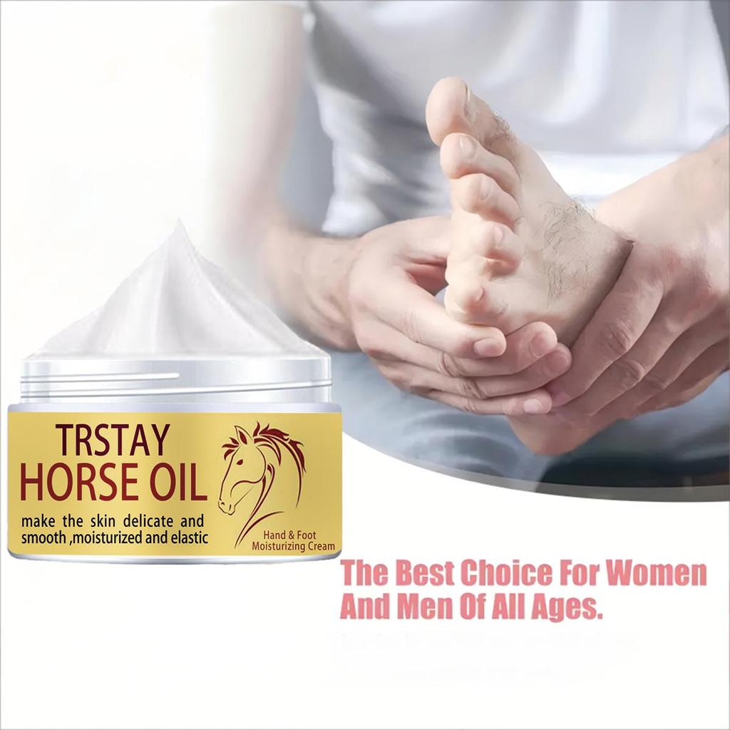 Fotpleiekrem for tørre og sprukne hæler, fotfuktighetskrem for reparasjon av sprukne hender, føtter og hud