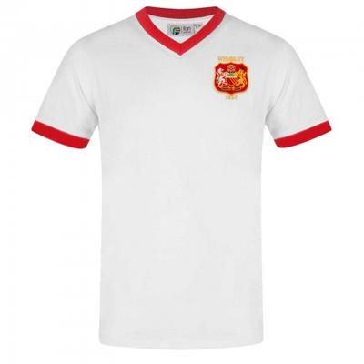 Fan Originals Męski United Wembley 1957 Herb Koszulka z dekoltem V