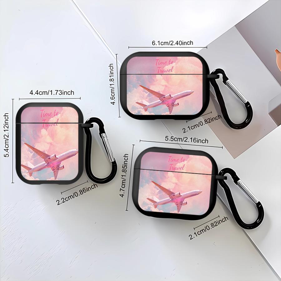 Earphone Cases Cover Case For Airpods 4 2 3 1 Pro3 Pro Pro2 Aircraft