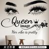 Queen's Image Wall Sticker Living Room Bedroom Background Wall Sticker Sofa Arrangement Background Decorative Sticker