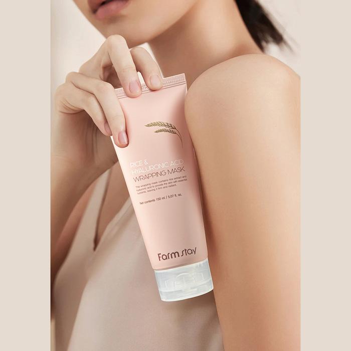 [Farmstay] Rice & Hyaluronic Acid Wrapping Mask 150ml