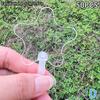 50 Pezzi Carino Mini Plastica Trasparente Vuoto Ventaglio Bambino Bambini Fai da Te Ventaglio Matrimonio Compleanno Festa Bomboniere Fidanzata Fidanzato Idee Regalo