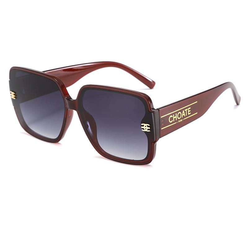 Occhiali da sole da donna Occhiali semplici, Protezione UV, Tendenza, Occhiali da sole con montatura grande