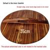 UOBO Handmade Carbonized Cedar Wood Pot Lid