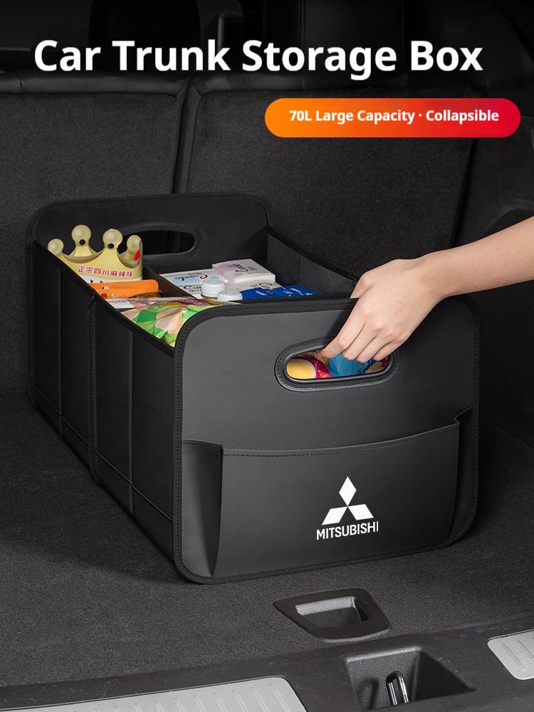 Opvouwbare Grote Capaciteit Opbergbox voor Kofferbak van Auto Voor Mitsubishi Outlander Pajero Asx Lancer EX Evolution X L200 Ralliart Triton