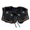 Countryside Style Embroidered Floral Fake Collar Embroidery Doll Lapel  Scarf Accessories