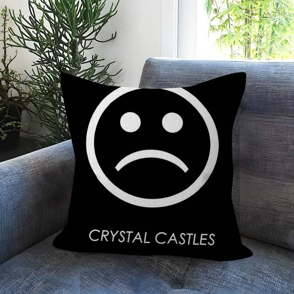 Anime Crystal Castles Band Pillow Anime Pillow Sofa Bed Head Pillow Cover Cushion Cover Fashion