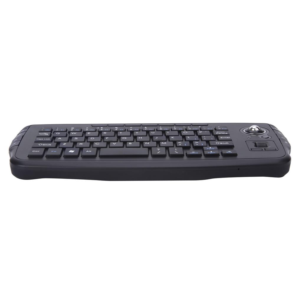 Ergonomic 2.4G Keyboard with Trackball Mouse and Backlit Multiple Device Compatible for Office Workers