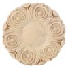 4Pcs Wood Carving Applique, Exquisite Carving Pattern Europn   Home Decoration, with Natural Rubber Wood Material, for Cabinet Window Mirror Door