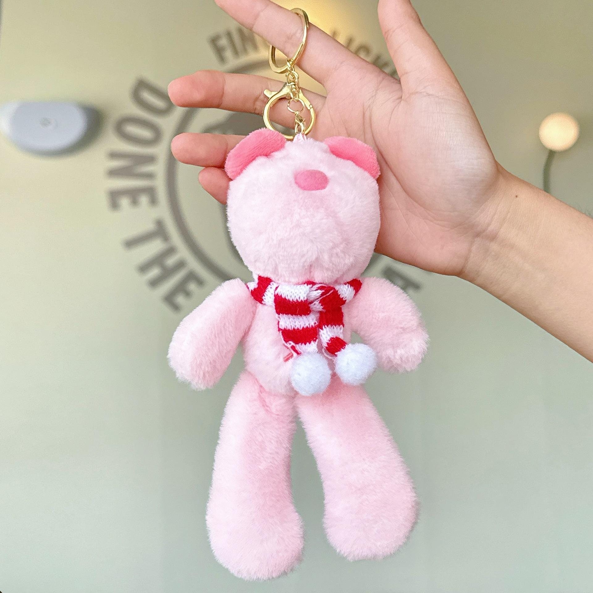 

Ведмедики М яка плюшева іграшка Лялька Брелок Сумка Підвіска Весільні прикраси Подарунки на день народження для дітей золотий/рожевий