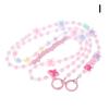 1.2M Crossbody Long Colorful  Beaded Mobile Phone Hanging Chain Mobile Phone Case Lanyard Travel Climbing Rope For Phone
