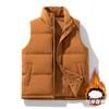 Men S Thick Stand Collar Sleeveless Winter Casual Waistcoat