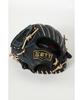ZETT Youth Softball Glove Zero One Stage B BJGB71530F (Glove) Pitcher/Infielder, Black/Pastel (1932), Size L,