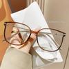 Women Fashion Large Glitter Reading Glasses Magnifying Transparent Eyewear Plus Size Trendy Frames