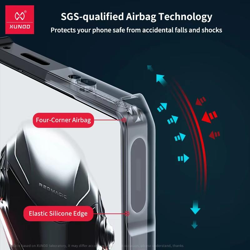 Für ZTE nubia RedMagic 9 9S Pro Plus Pro+ Hülle XUNDD Airbag Stoßfest Bumper Schutzhüllen Transparent Handyhülle Luxus Gehäuse