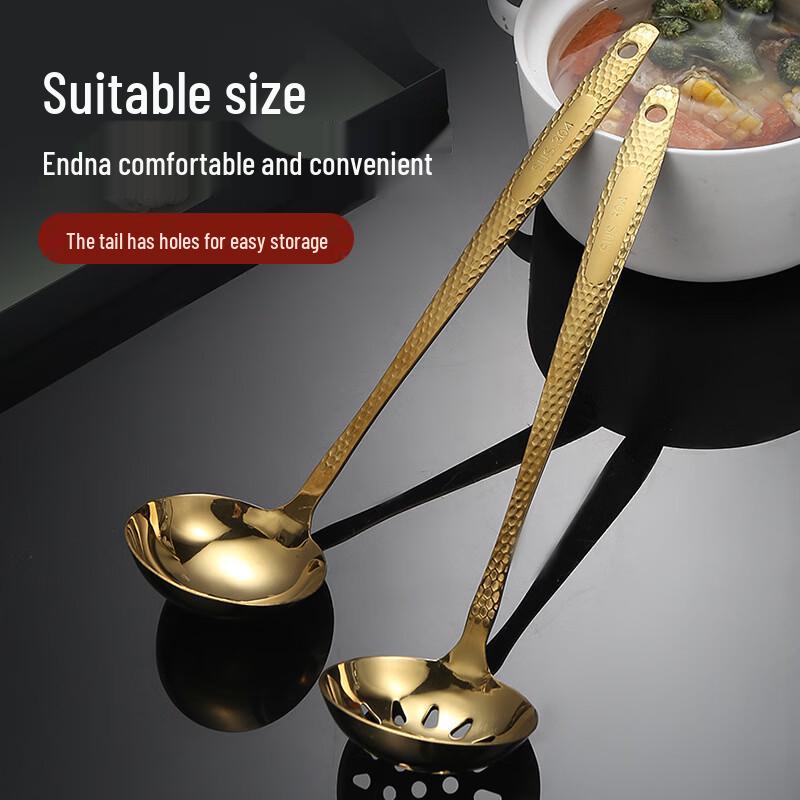 Zhi Shi Long Handle Stainless Steel Soup Ladle