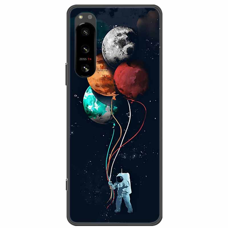 Pro Sony Xperia 5 / 5 II / 5 III Pouzdro TPU Měkký Silikon Nárazuvzdorná Pouzdra pro Sony Xperia 5 III Kryt Telefonu 5II 5III Vlk Lvi