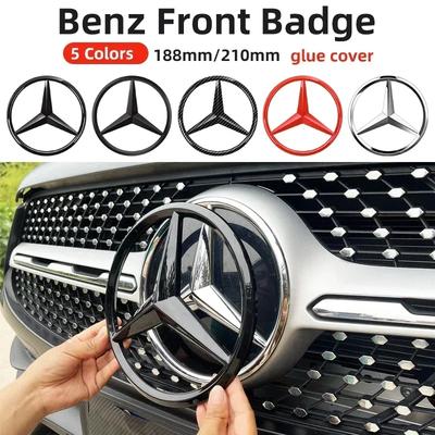 1 buc 188mm 210mm ABS Autocolant Insignă Grilă Frontală Mașină Pentru Mercedes Benz Clasa AMG W204 W205 W203 W206 W220 W211 W212 GLC CLS