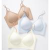 Camellia Breathable Ultra-thin Underwear Cool Feeling Fine Flash Shoulder Strap Soft Support Anti-drop Summer Ice Silk Seamless Beautiful Back Bra