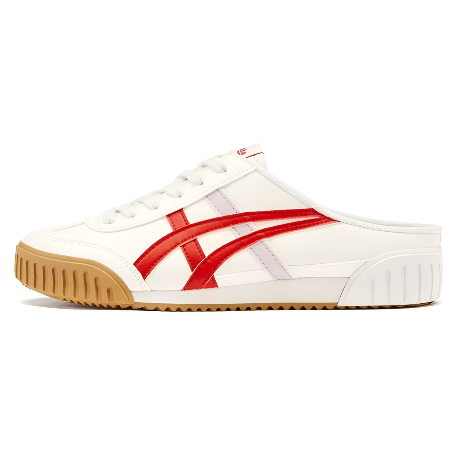 

ONITSUKA TIGER Machuation Повседневные полушлепанцы Нескользящие Износостойкие Низкие кеды Унисекс кроссовки Белый Красный 1183C012-100 41.5