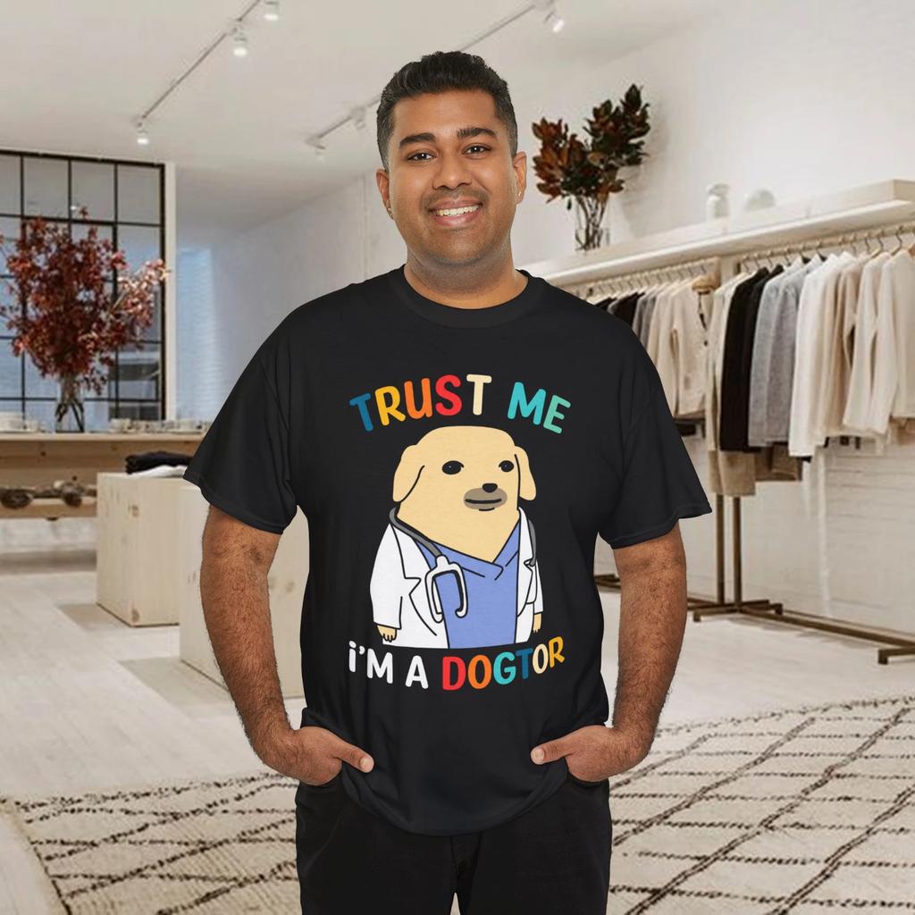 Trust Me I'm A Dogtor Funny Dog Doctor Graphic T-shirt