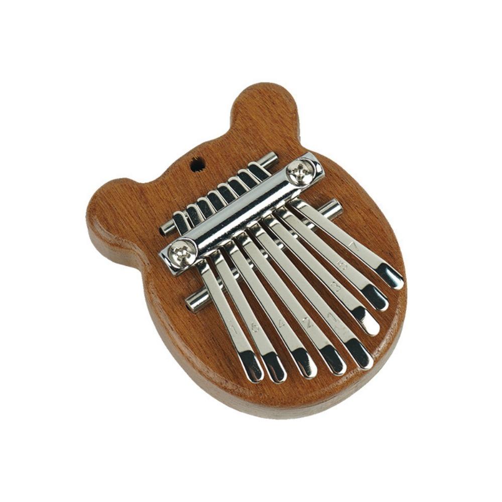 Mini Finger Piano Marimba Hand Piano Finger Harp 8 Keys Kalimba  Gift