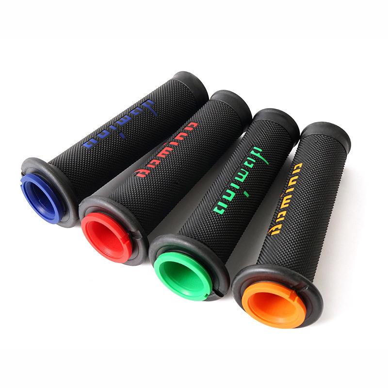 7/8 "22 24mm Motorcycle Grips Handle Bar For Universal Pit Bike Motocross Motorbike Rubber GEL Domino Grip 8 Colors