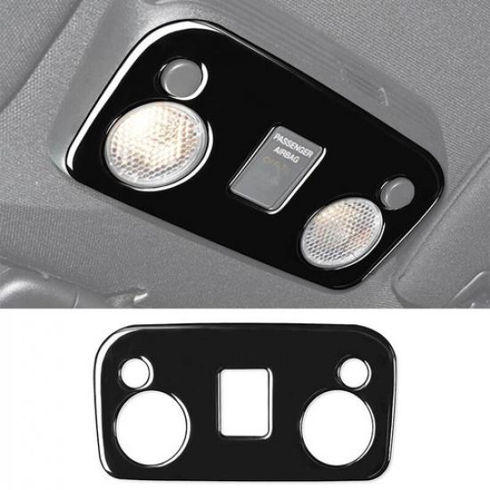 2015- Front Reading Light Gloss Black Fit For Ford Mustang Lamp Frame Trim