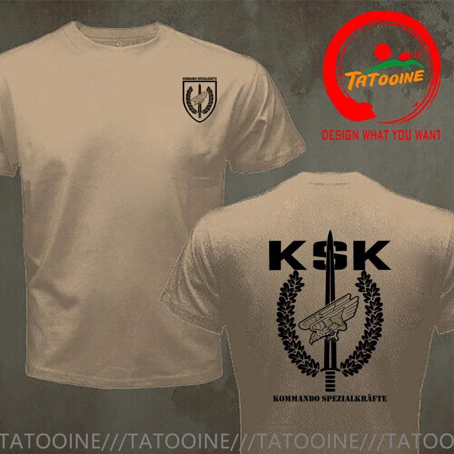 Vtipný design Ksk Gerunisex Armádní speciální síly Komunisexdo Spezialkrafte Tričko Unisex Móda Trendy Ležérní oblečení Stylové topy Tričko