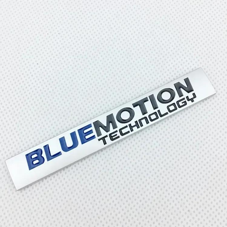 AABLF1 3D Metal Car Trunk Grill Badge Bluemotion Emblem Stickers For VW Passat B8 Polo Golf 6 7 Logo Bluemotion Volkswagen Accessories